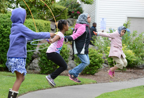 children jump rope